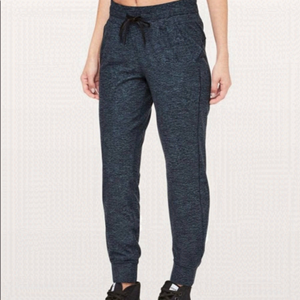 Lululemon Ready To Rulu Pant Heathered True Navy / Black Size 2